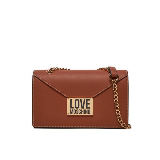 LOVE MOSCHINO Torebka JC4073PP1LLG120A Brązowy ze sklepu MODIVO w kategorii Listonoszki - zdjęcie 182734148