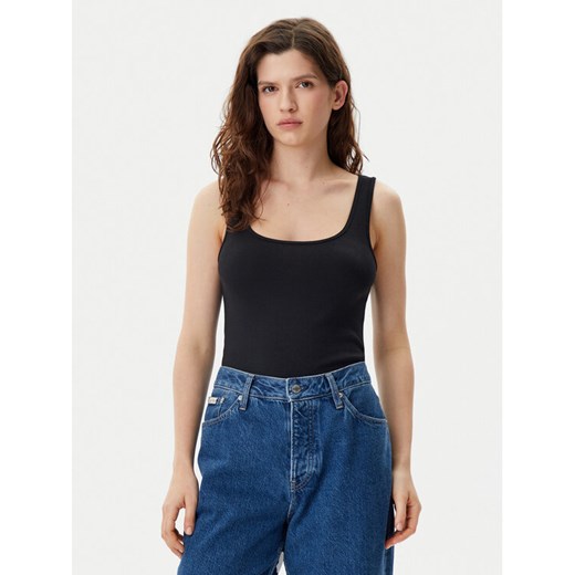 Gap Top 540670-03 Czarny Slim Fit ze sklepu MODIVO w kategorii Bluzki damskie - zdjęcie 182734157