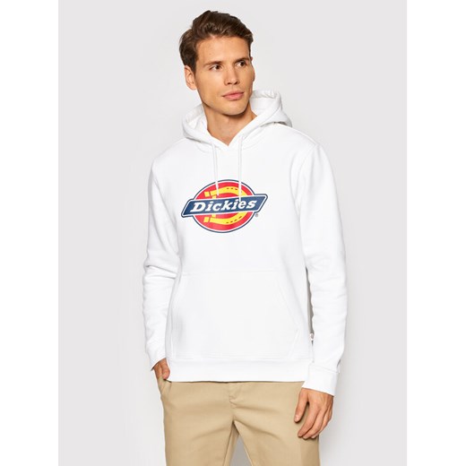 Dickies Bluza Icon Logo DK0A4XCB Biały Regular Fit ze sklepu MODIVO w kategorii Bluzy męskie - zdjęcie 182734228