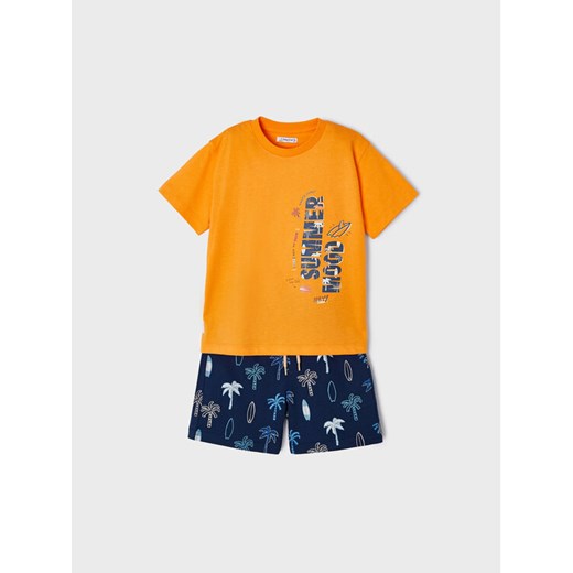 Mayoral Komplet t-shirt i spodenki 3678 Kolorowy ze sklepu MODIVO w kategorii Komplety chłopięce - zdjęcie 182734288