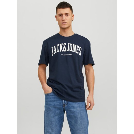 Jack&Jones T-Shirt Josh 12236514 Granatowy Relaxed Fit ze sklepu MODIVO w kategorii T-shirty męskie - zdjęcie 182734419