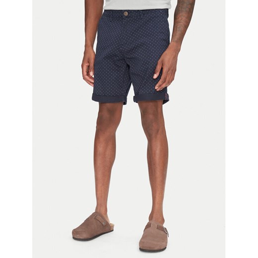 Jack&Jones Szorty materiałowe Bowie 12230336 Granatowy Regular Fit ze sklepu MODIVO w kategorii Spodenki męskie - zdjęcie 182734457