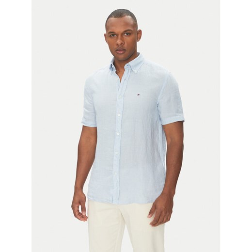 Tommy Hilfiger Koszula MW0MW35207 Błękitny Regular Fit ze sklepu MODIVO w kategorii Koszule męskie - zdjęcie 182734517