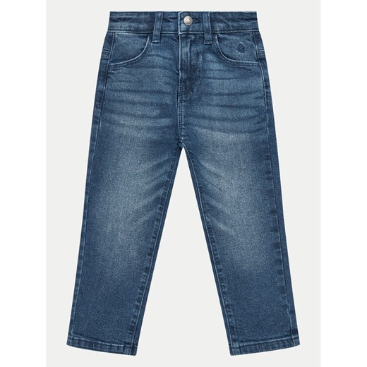 United Colors Of Benetton Jeansy 45ONGE01W Niebieski Skinny Fit ze sklepu MODIVO w kategorii Spodnie chłopięce - zdjęcie 182734569