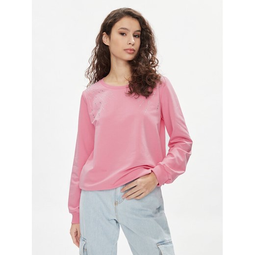 Liu Jo Bluza TA4225 FS090 Różowy Regular Fit ze sklepu MODIVO w kategorii Bluzy damskie - zdjęcie 182734629
