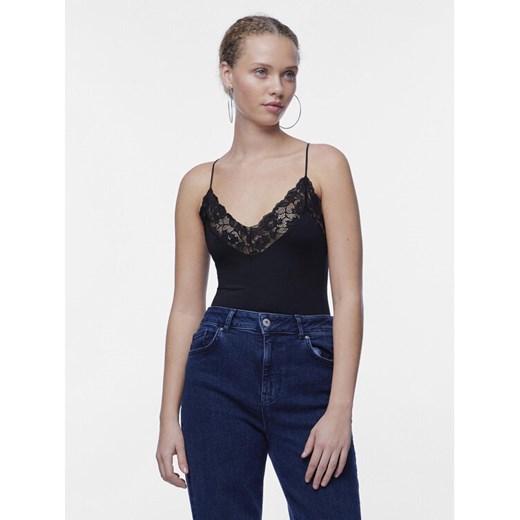 Pieces Body Kornelie 17119977 Czarny Slim Fit ze sklepu MODIVO w kategorii Bluzki damskie - zdjęcie 182734636