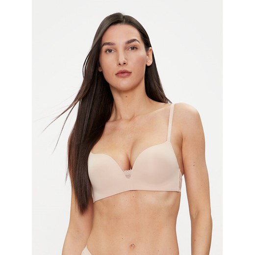 Tommy Hilfiger Biustonosz push-up UW0UW02405 Beżowy ze sklepu MODIVO w kategorii Biustonosze - zdjęcie 182734639