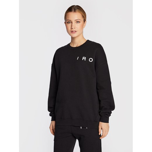 IRO Bluza Meyssa AR270 Czarny Regular Fit ze sklepu MODIVO w kategorii Bluzy damskie - zdjęcie 182734675