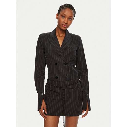 Patrizia Pepe Body 8C0714 A456 F1OO Czarny Regular Fit ze sklepu MODIVO w kategorii Bluzki damskie - zdjęcie 182734706
