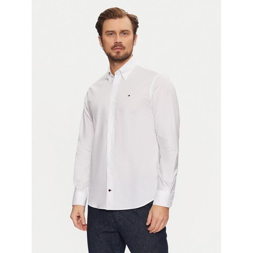 Tommy Hilfiger Koszula MW0MW37595 Biały Regular Fit ze sklepu MODIVO w kategorii Koszule męskie - zdjęcie 182734737