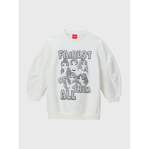 Original Marines Bluza DISNEY DCAV3649F Écru Regular Fit ze sklepu MODIVO w kategorii Bluzy dziewczęce - zdjęcie 182734766