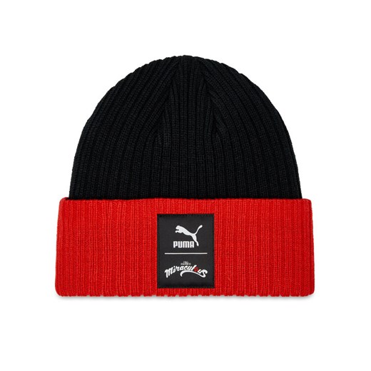 Puma Czapka PUMA x Miraculous Beanie 024796 01 Czarny ze sklepu MODIVO w kategorii Czapki dziecięce - zdjęcie 182734776