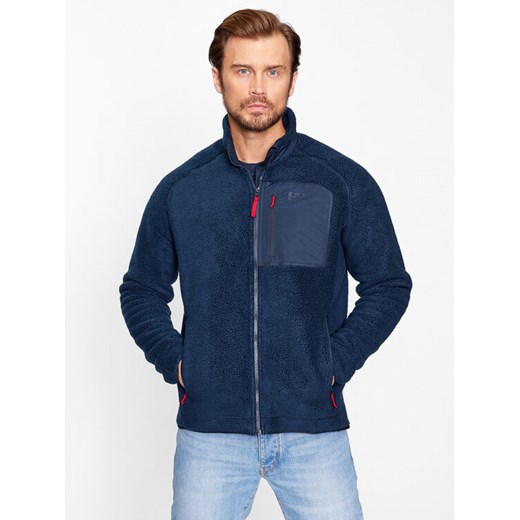 Helly Hansen Polar Panorama Pile Block 49460 Granatowy Regular Fit ze sklepu MODIVO w kategorii Bluzy męskie - zdjęcie 182734787