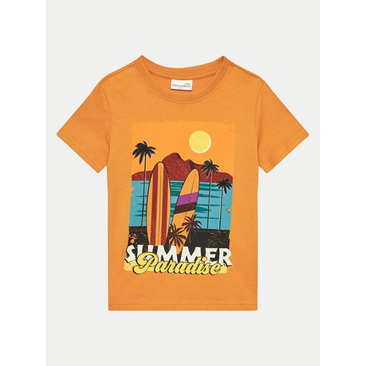 Coccodrillo T-Shirt WC4143204HBK Brązowy Regular Fit ze sklepu MODIVO w kategorii T-shirty chłopięce - zdjęcie 182734995