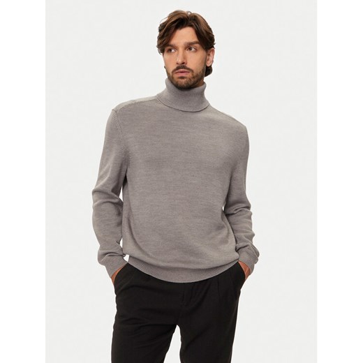 Armani Exchange Golf 6DZM1H ZM1LZ 17AC Szary Regular Fit ze sklepu MODIVO w kategorii Swetry męskie - zdjęcie 182735048