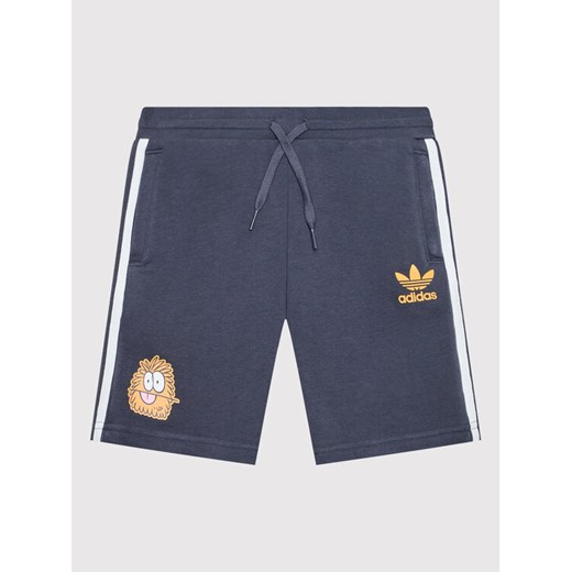 adidas Szorty sportowe KEVIN LYONS HC9441 Granatowy Regular Fit ze sklepu MODIVO w kategorii Spodenki chłopięce - zdjęcie 182735056