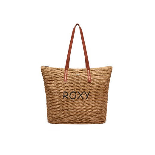 Roxy Torebka In The Tropics ERJBT03419 Beżowy ze sklepu MODIVO w kategorii Torby Shopper bag - zdjęcie 182735118