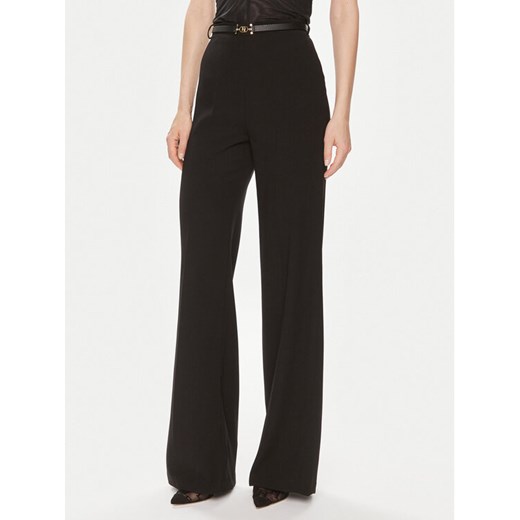 Elisabetta Franchi Spodnie materiałowe PA-053-42E2-5895 Czarny Relaxed Fit ze sklepu MODIVO w kategorii Spodnie damskie - zdjęcie 182735148