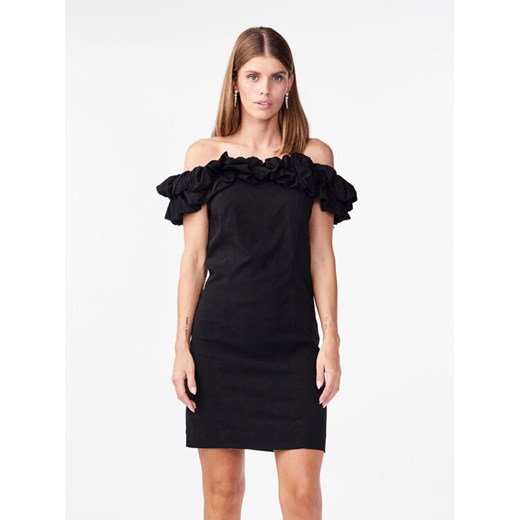 YAS Sukienka koktajlowa Carrie 26034740 Czarny Slim Fit ze sklepu MODIVO w kategorii Sukienki - zdjęcie 182735228