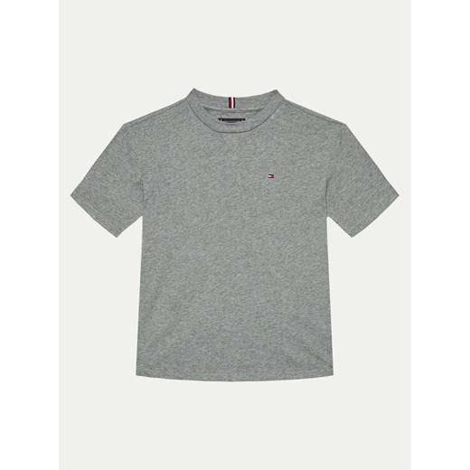 Tommy Hilfiger T-Shirt Essential KB0KB08575 Szary Regular Fit ze sklepu MODIVO w kategorii T-shirty chłopięce - zdjęcie 182735279
