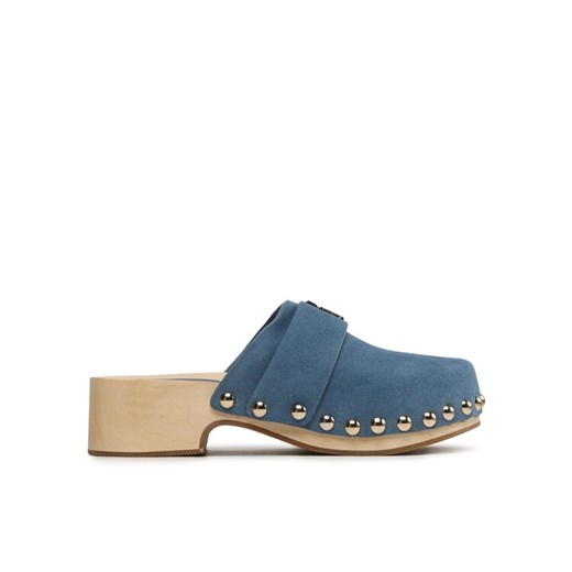 Tommy Hilfiger Chodaki Th Clog Suede FW0FW07171 Niebieski Tommy Hilfiger 38 MODIVO