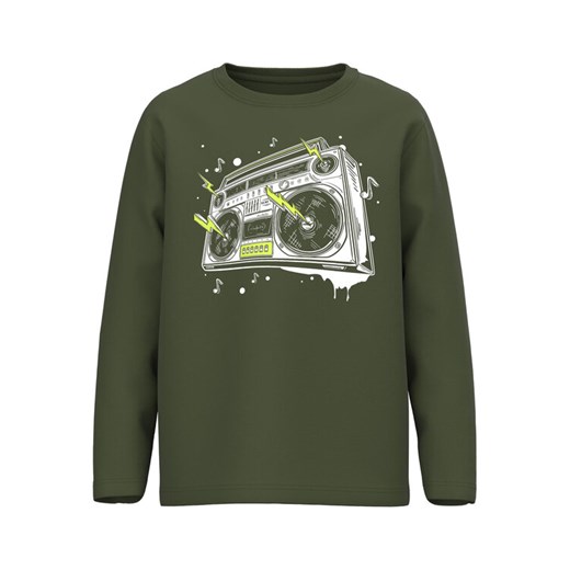 NAME IT Bluzka 13218786 Zielony Loose Fit ze sklepu MODIVO w kategorii T-shirty chłopięce - zdjęcie 182735519
