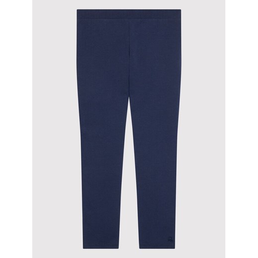 United Colors Of Benetton Legginsy 35Q2I0148 Granatowy Slim Fit ze sklepu MODIVO w kategorii Spodnie dziewczęce - zdjęcie 182735568