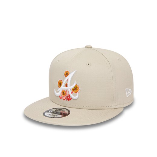 New Era Czapka z daszkiem Flower Icon 950 Braves 60435106 Beżowy ze sklepu MODIVO w kategorii Czapki z daszkiem męskie - zdjęcie 182735658