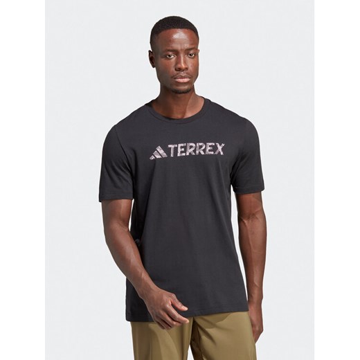 adidas T-Shirt Terrex Classic Logo T-Shirt HZ1399 Czarny Regular Fit ze sklepu MODIVO w kategorii T-shirty męskie - zdjęcie 182735687