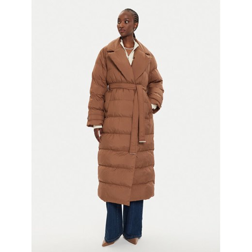 PINKO Kurtka zimowa Taccuino 103829 A0L5 Brązowy Regular Fit ze sklepu MODIVO w kategorii Kurtki damskie - zdjęcie 182735718