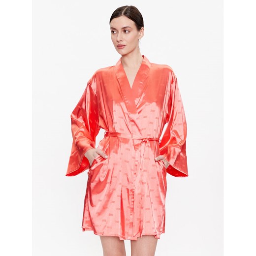 DKNY Szlafrok YI2022632 Pomarańczowy Regular Fit ze sklepu MODIVO w kategorii Szlafroki damskie - zdjęcie 182735735