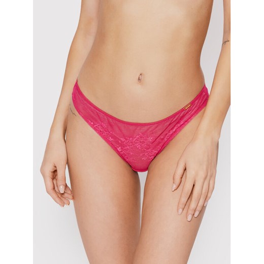 Gossard Stringi Glossies Lace 13006 Różowy ze sklepu MODIVO w kategorii Majtki damskie - zdjęcie 182735757