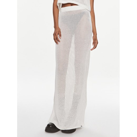 Tommy Jeans Spódnica maxi Open Stitch DW0DW17878 Écru Regular Fit ze sklepu MODIVO w kategorii Spódnice - zdjęcie 182735779