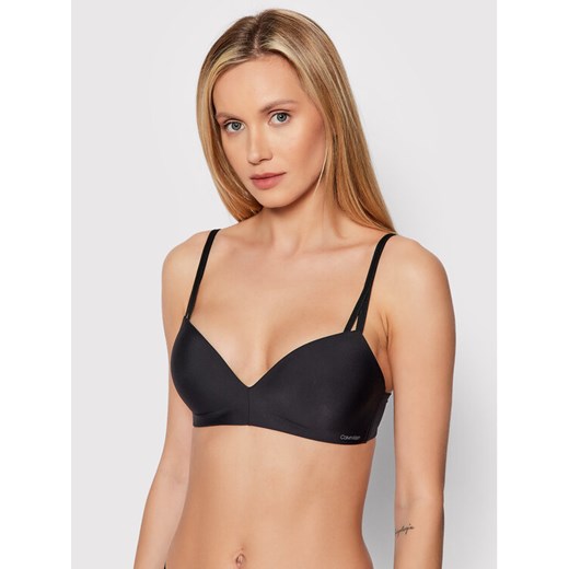 Calvin Klein Underwear Biustonosz bezfiszbinowy Seductive Comfort 000QF6017E Czarny ze sklepu MODIVO w kategorii Biustonosze - zdjęcie 182735805