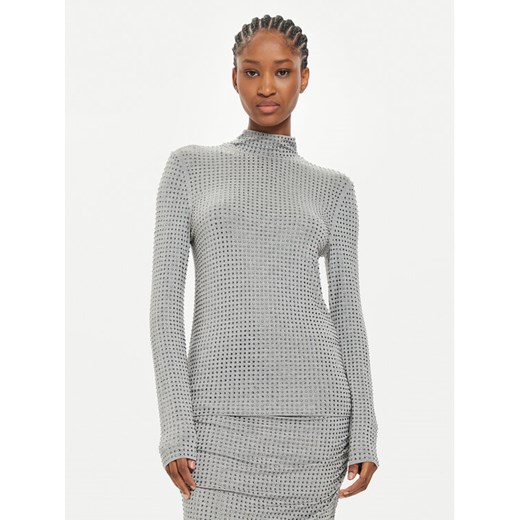 PINKO Bluzka Koch 104453 A2B4 Szary Regular Fit ze sklepu MODIVO w kategorii Bluzki damskie - zdjęcie 182735838