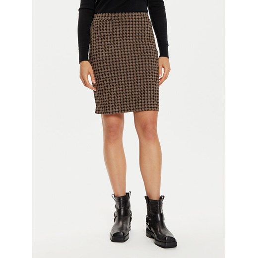 Fransa Spódnica ołówkowa Noreen 20614444 Brązowy Slim Fit ze sklepu MODIVO w kategorii Spódnice - zdjęcie 182735858