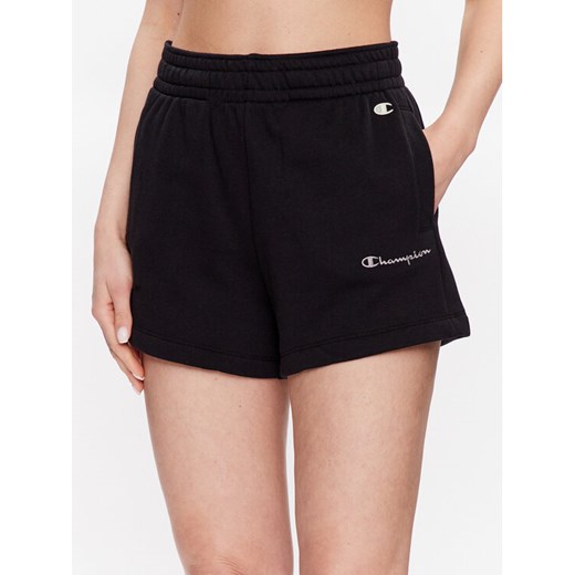 Champion Szorty sportowe 116220 Czarny Regular Fit ze sklepu MODIVO w kategorii Szorty - zdjęcie 182735879