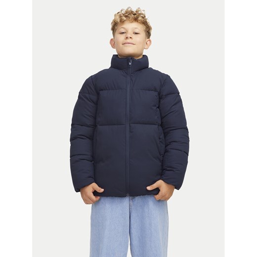 Jack&Jones Junior Kurtka zimowa Vesterbro 12267178 Granatowy Regular Fit ze sklepu MODIVO w kategorii Kurtki chłopięce - zdjęcie 182735906