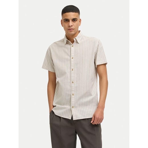 Jack&Jones Koszula Joshua 12269135 Beżowy Comfort Fit ze sklepu MODIVO w kategorii Koszule męskie - zdjęcie 182735957