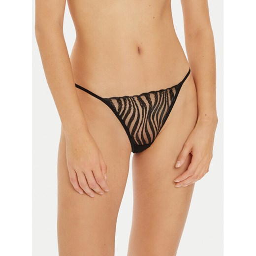 Undress Code Stringi Blossom 724 Czarny ze sklepu MODIVO w kategorii Majtki damskie - zdjęcie 182736056