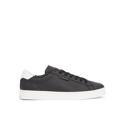 Tommy Jeans Sneakersy Tjm Leather Low Cupsole EM0EM01374 Czarny ze sklepu MODIVO w kategorii Trampki męskie - zdjęcie 182736077