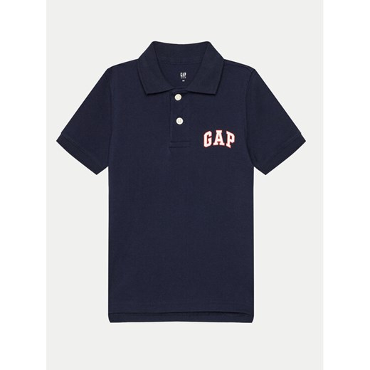 Gap Polo 843607-00 Granatowy Regular Fit ze sklepu MODIVO w kategorii T-shirty chłopięce - zdjęcie 182736099