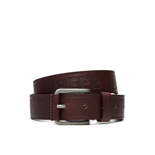 Pepe Jeans Pasek Męski Dayton PM021027 Brązowy ze sklepu MODIVO w kategorii Paski męskie - zdjęcie 182736127