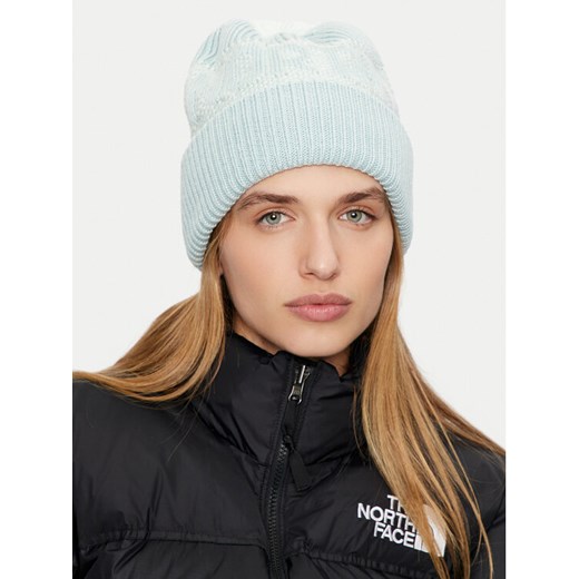 The North Face Czapka Retro Cabin Beanie NF0A88QW9BO Zielony ze sklepu MODIVO w kategorii Czapki zimowe damskie - zdjęcie 182736157