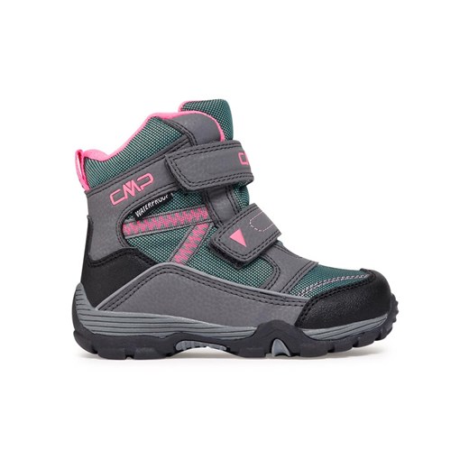 CMP Śniegowce Kids Pyry Snow Boot Wp 38Q4514 Szary ze sklepu MODIVO w kategorii Buty zimowe dziecięce - zdjęcie 182736255