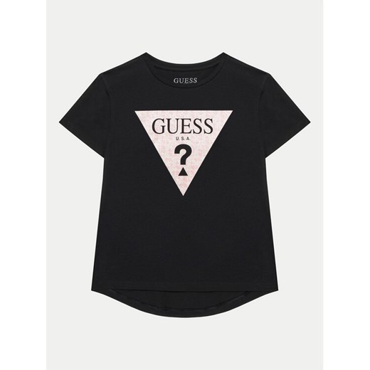 Guess T-Shirt J5RI18 K6YW4 Czarny Regular Fit ze sklepu MODIVO w kategorii T-shirty chłopięce - zdjęcie 182736268