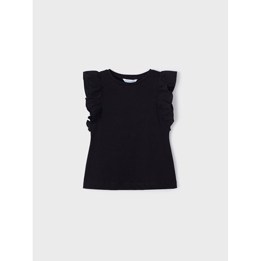 Mayoral T-Shirt 3068 Czarny ze sklepu MODIVO w kategorii Bluzki dziewczęce - zdjęcie 182736328