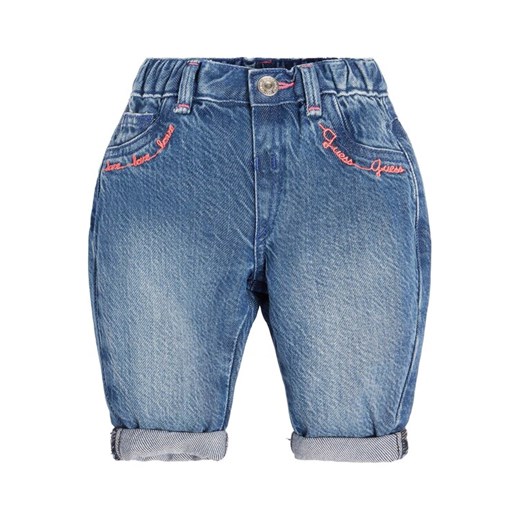 Guess Jeansy K3GA01 D4MU2 Niebieski Mom Fit ze sklepu MODIVO w kategorii Spodnie dziewczęce - zdjęcie 182736338
