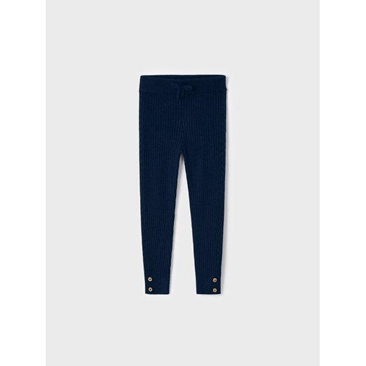 Mayoral Legginsy 10.582 Granatowy Regular Fit ze sklepu MODIVO w kategorii Spodnie dziewczęce - zdjęcie 182736365