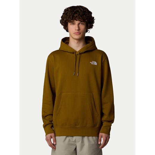 The North Face Bluza Essential NF0A89ES Zielony Relaxed Fit ze sklepu MODIVO w kategorii Bluzy męskie - zdjęcie 182736399